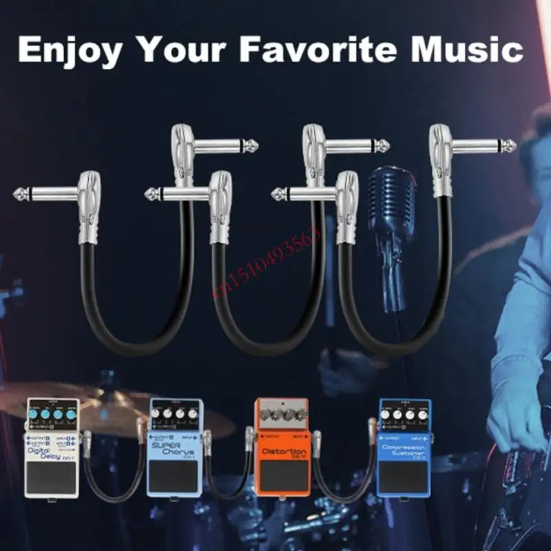 448C Guitar Patch Cables – Copper Wire Pedalboard Cables