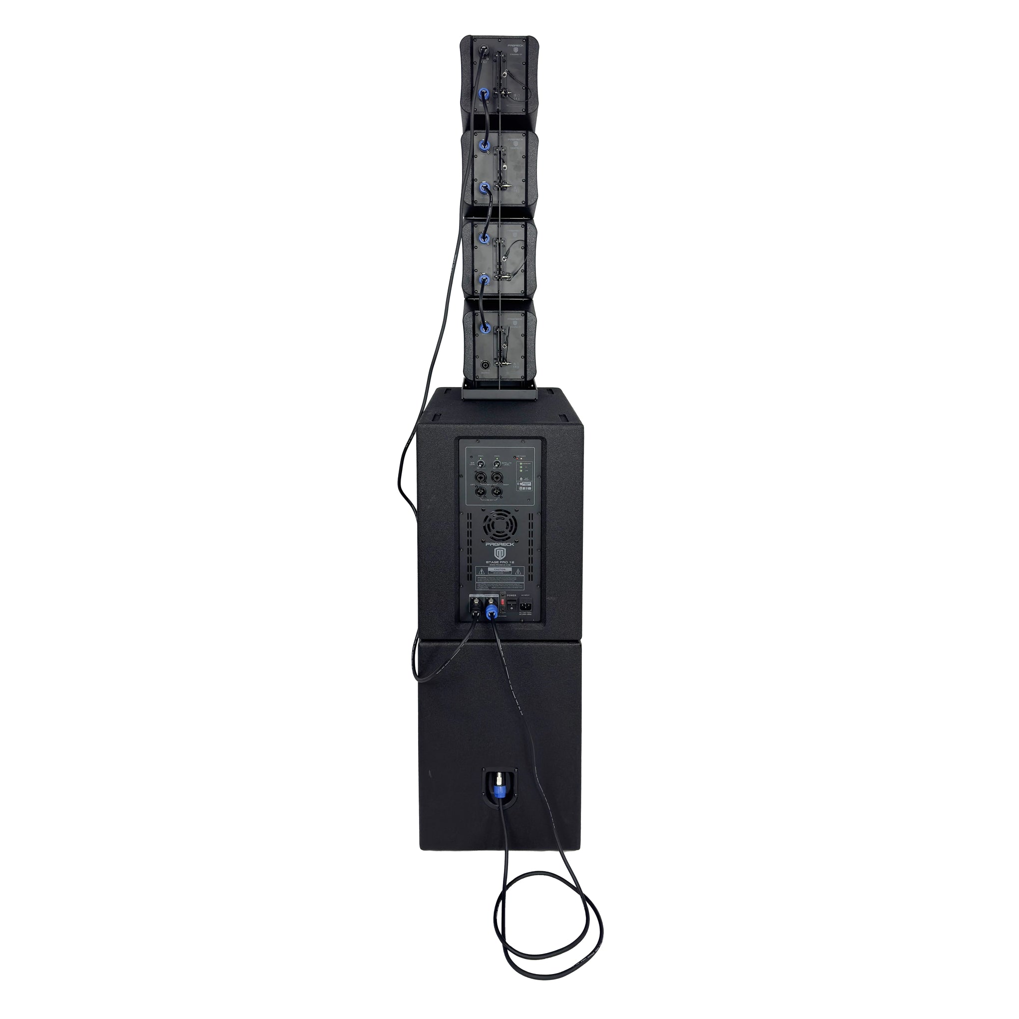 PRORECK 8000W Line Array PA System – Dual 12" Subwoofers