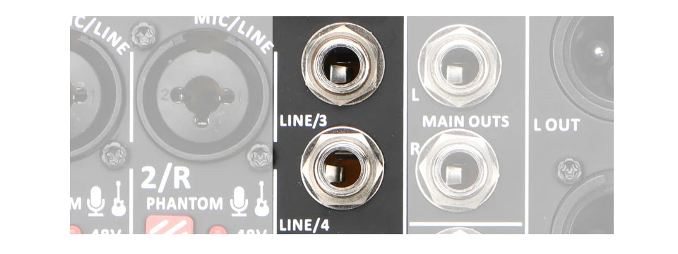 LOMEHO AM-AX6 Mini 6-Channel Sound Mixer – DSP, USB & Bluetooth