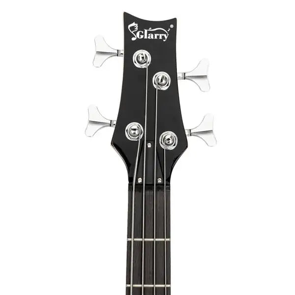 GIB 4-String Electric Bass Guitar – 24 Frets, Sunset Finish