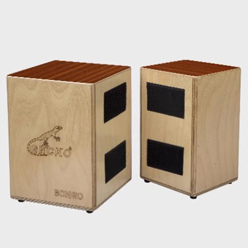 Solid Wood Bongo Cajon Drum – Travel Hand Percussion