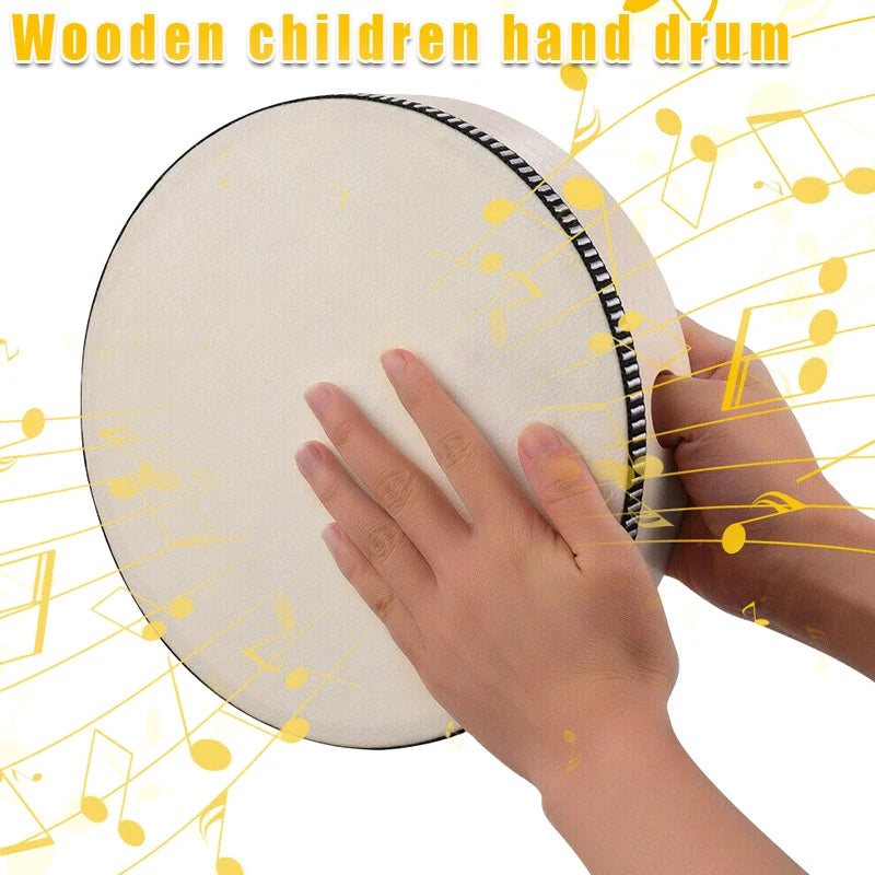 Kids Wooden Hand Drum – Educational Percussion Toy