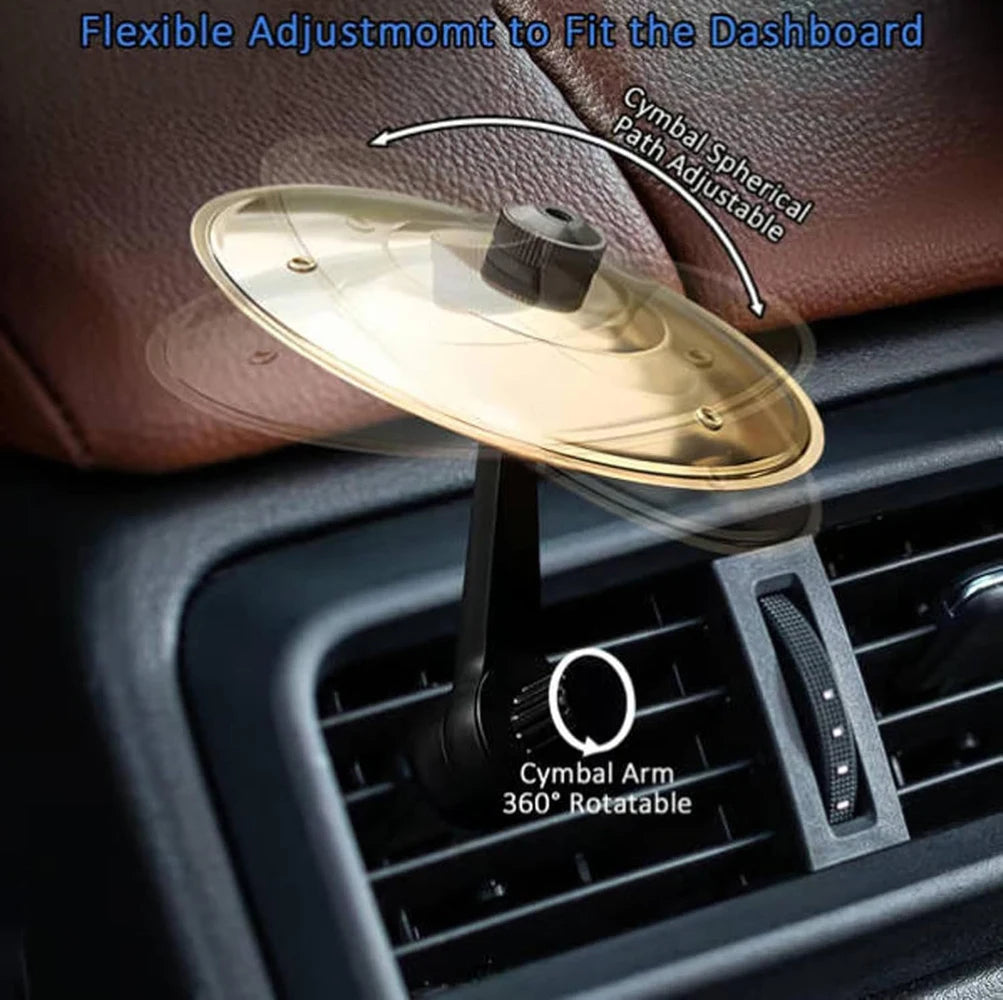 Mini Car Crash Cymbal – Air Vent Drum Accessory
