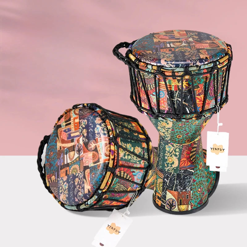 8" Djembe Drum – Portable Beginner Percussion