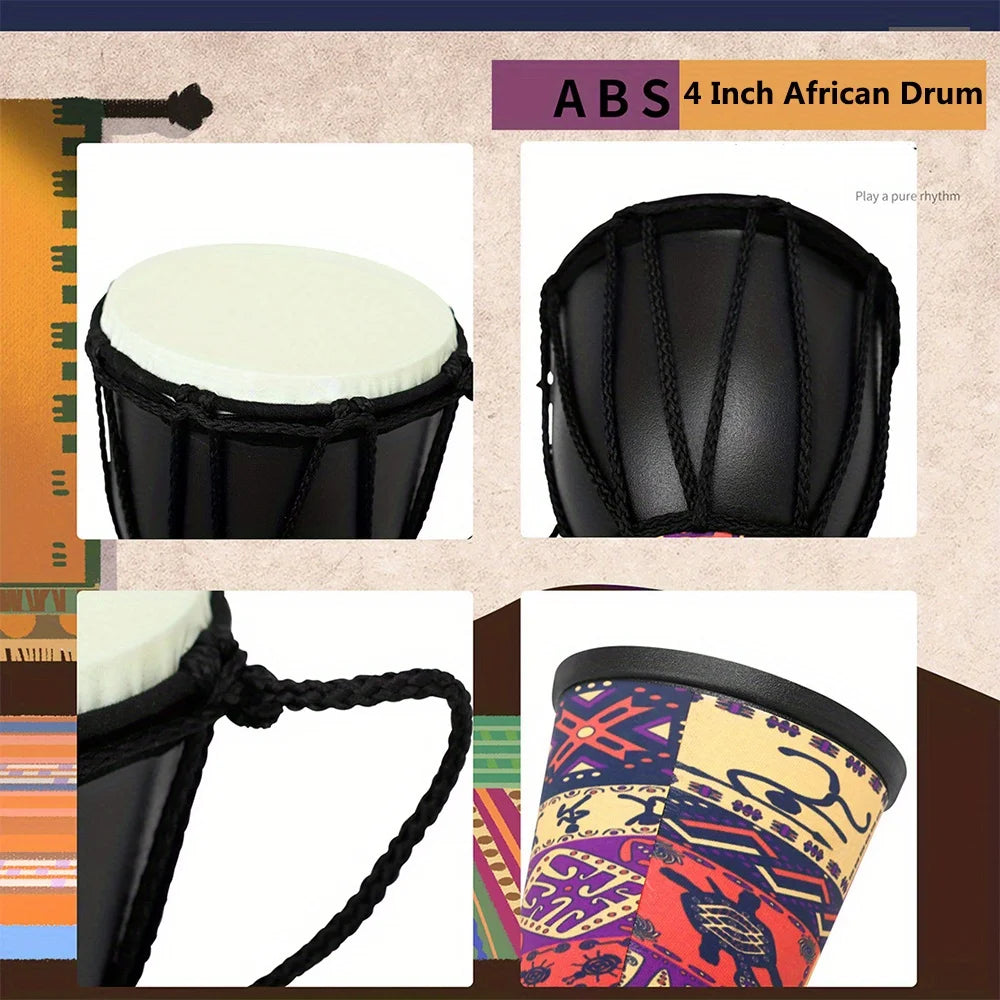 M MABT ZF-05 4" African Djembe Drum – Portable Percussion
