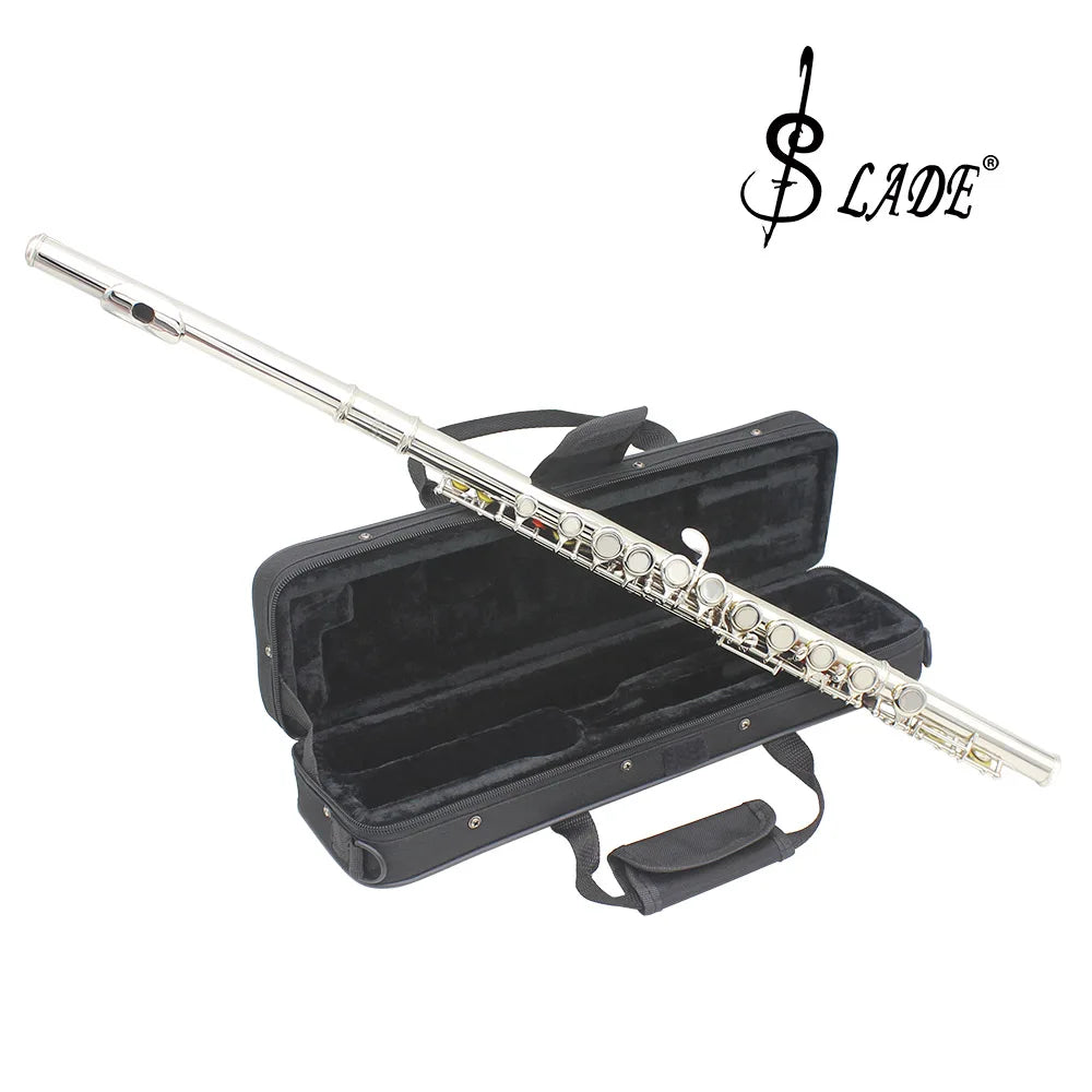 SLADE C Key Transverse Flute – Professional Concert Flute with Accessories