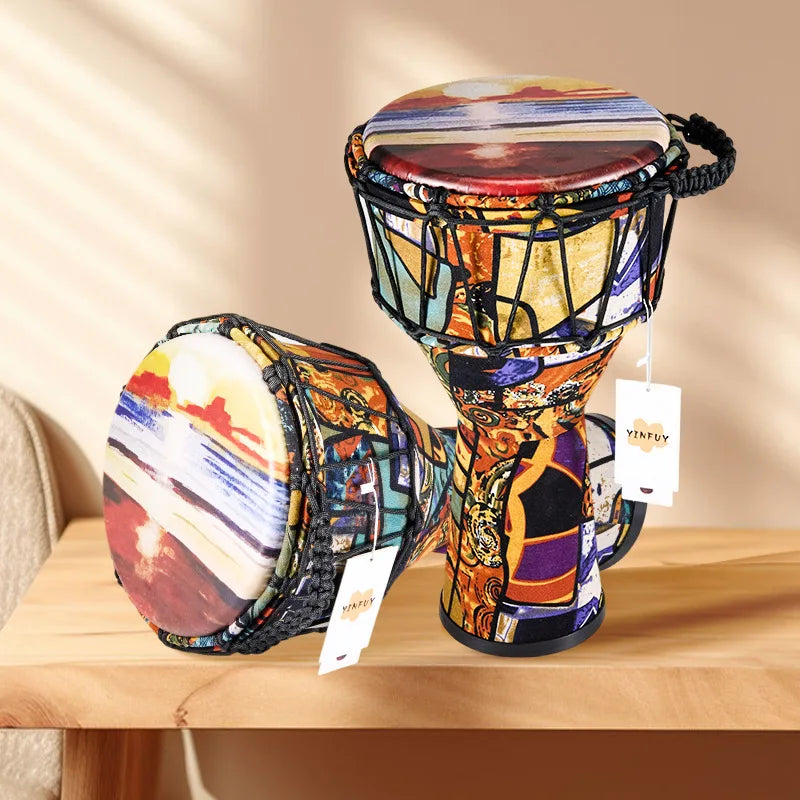 8" Djembe Drum – Portable Beginner Percussion