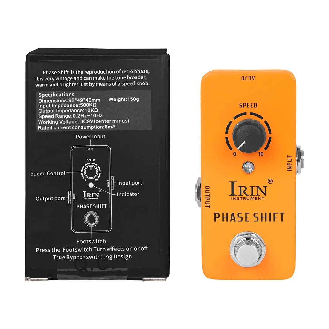 IRIN Aluminium Guitar Pedal – Vintage & Multi-Effects