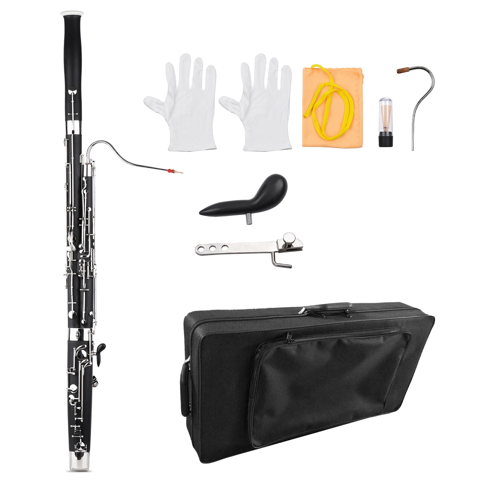 C Key Professional Bassoon – Synthetic Wood with Reed & Case