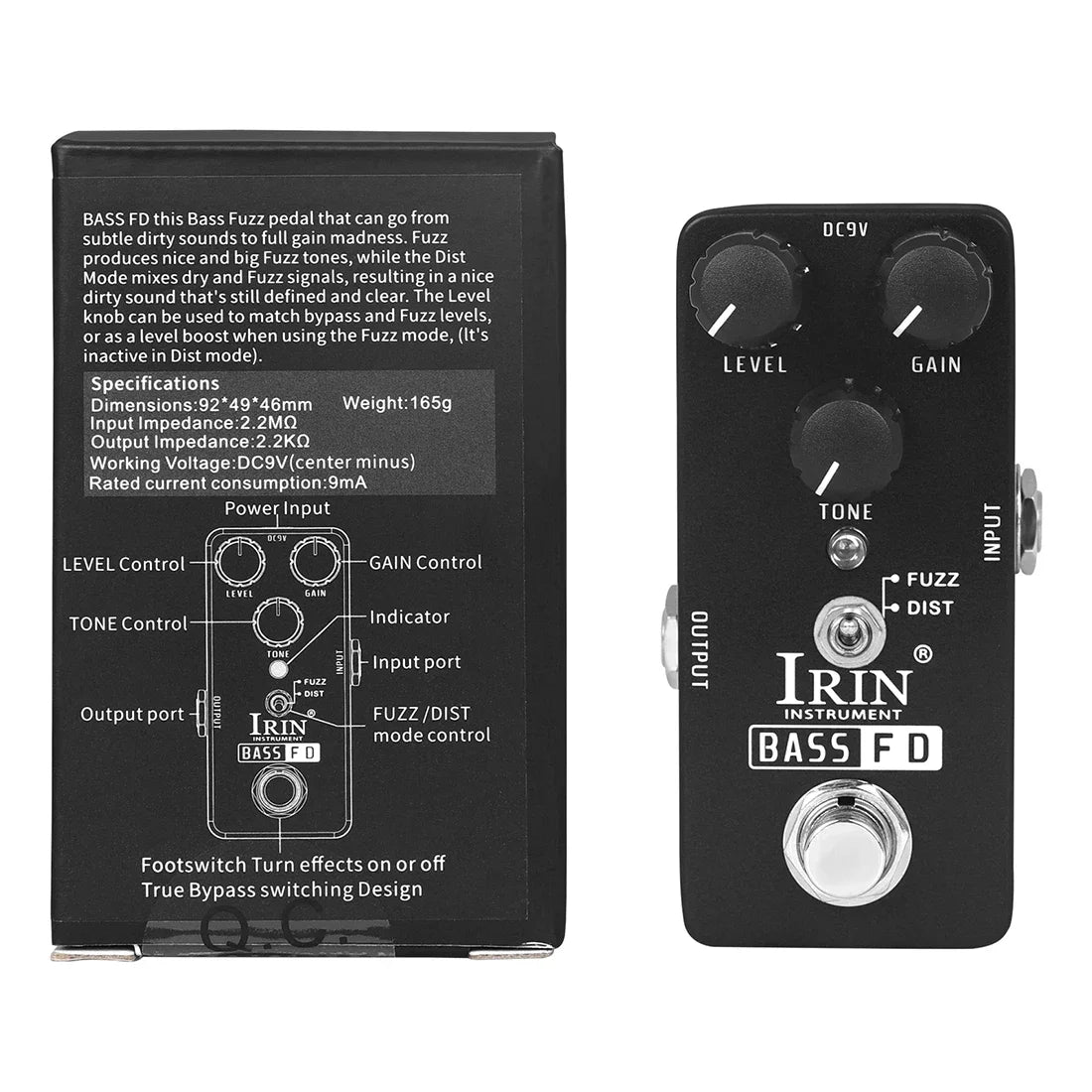 IRIN Aluminium Guitar Pedal – Vintage & Multi-Effects