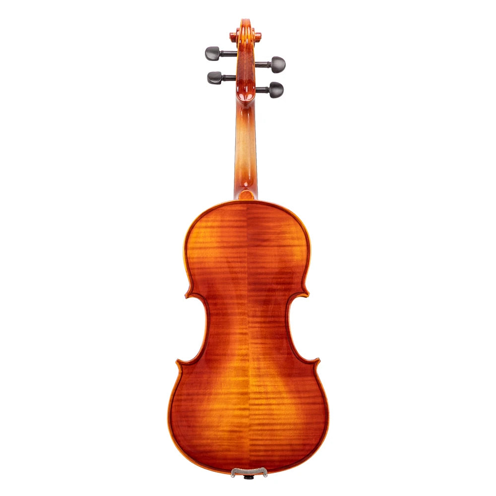 4/4 Spruce Violin – Natural Wood with Rectangular Case & Octagonal Bow