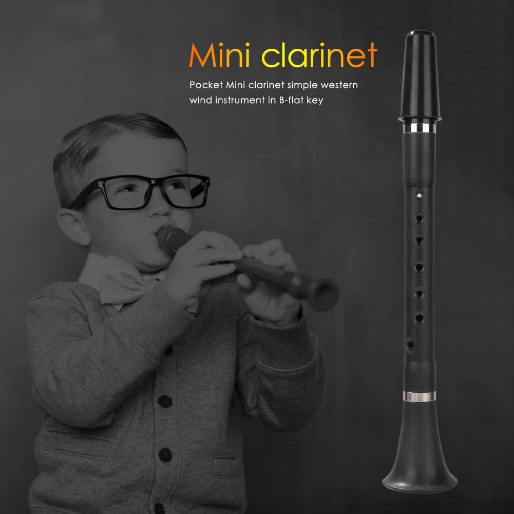 Mini Bb Clarinet – Beginner Woodwind Instrument
