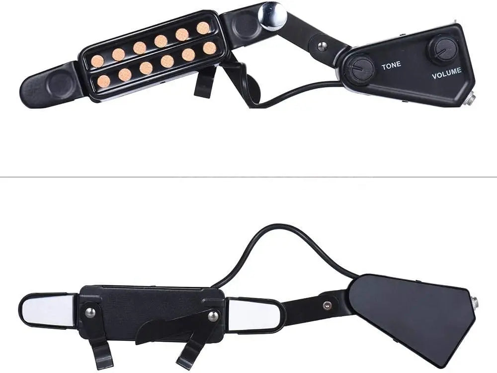 Miwayer P-011 Acoustic Guitar Pickup – Magnetic Soundhole with Controls