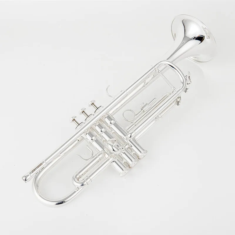 Jupiter JTR-1100SQ Bb Trumpet – Silver-Plated Brass with Case