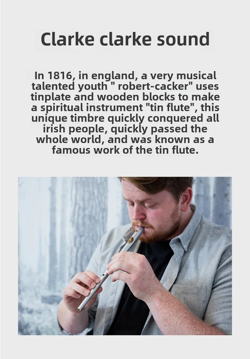 Bamboo Flute & Clarke Recorder – High D C Key Student Woodwind Instrument