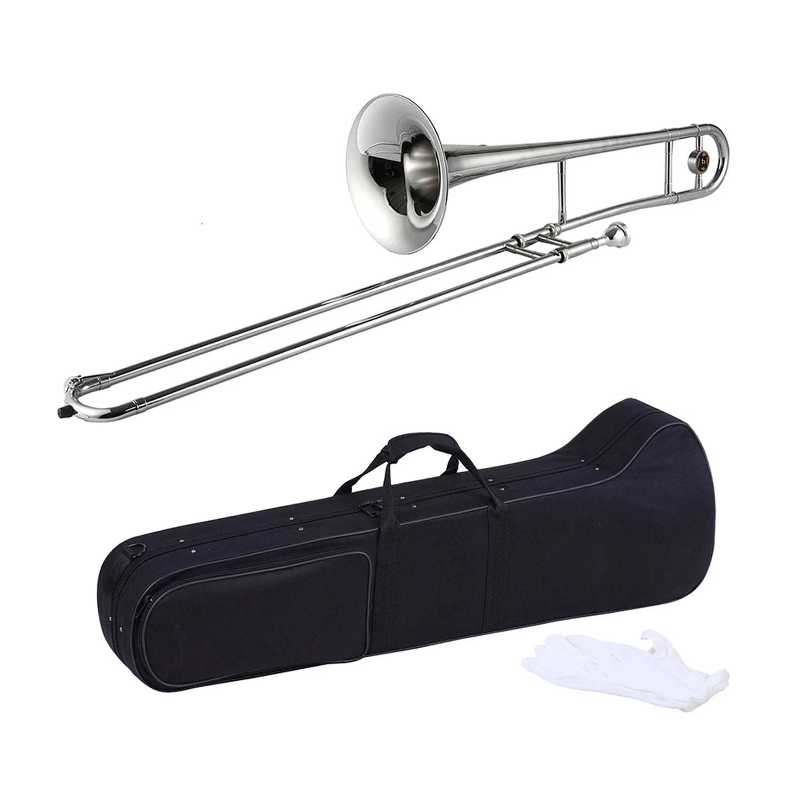 Silver Bb Trumpet Trombone – Brass Wind Instrument