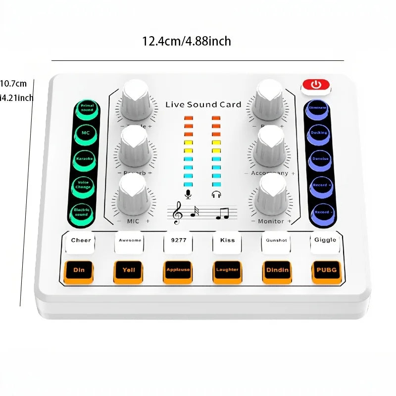 M8 All-in-One Audio Interface – Portable Podcast Production Studio