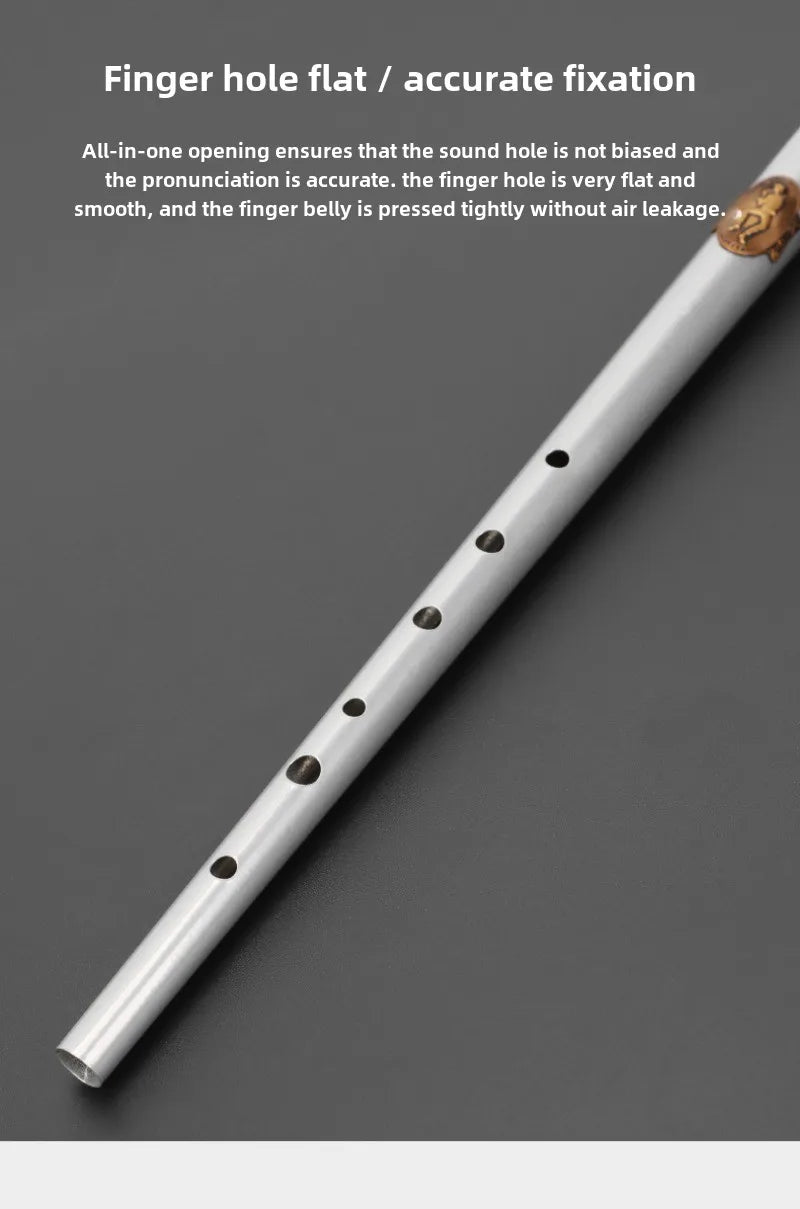 Bamboo Flute & Clarke Recorder – High D C Key Student Woodwind Instrument