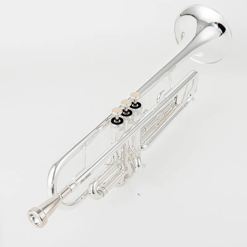 Jupiter JTR-1100SQ Bb Trumpet – Silver-Plated Brass with Case