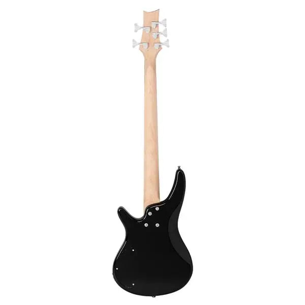 GIB 5-String Electric Bass Guitar – Black with Bag & Accessories
