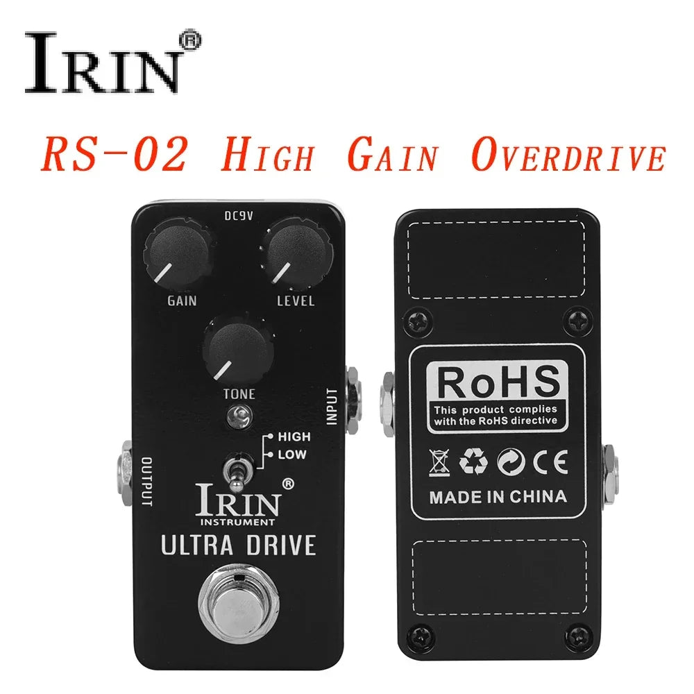 IRIN Aluminium Guitar Pedal – Vintage & Multi-Effects