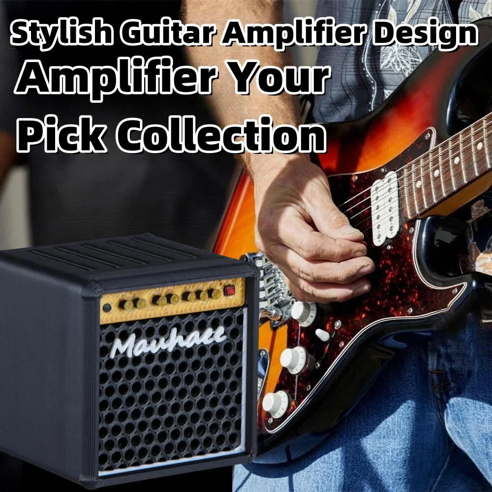 Miwayer Guitar Pick Holder – Amp-Shaped 3D Printed Case