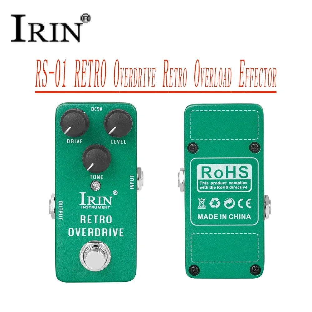 IRIN Aluminium Guitar Pedal – Vintage & Multi-Effects