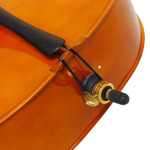 4/4 Full Size Wooden Cello – With Bag, Bow, Rosin & Bridge (Natural)