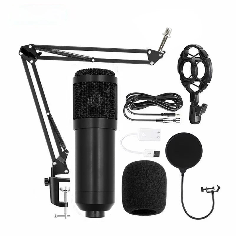 BM-800 Condenser Microphone – Studio Mic for Karaoke, Gaming & Recording