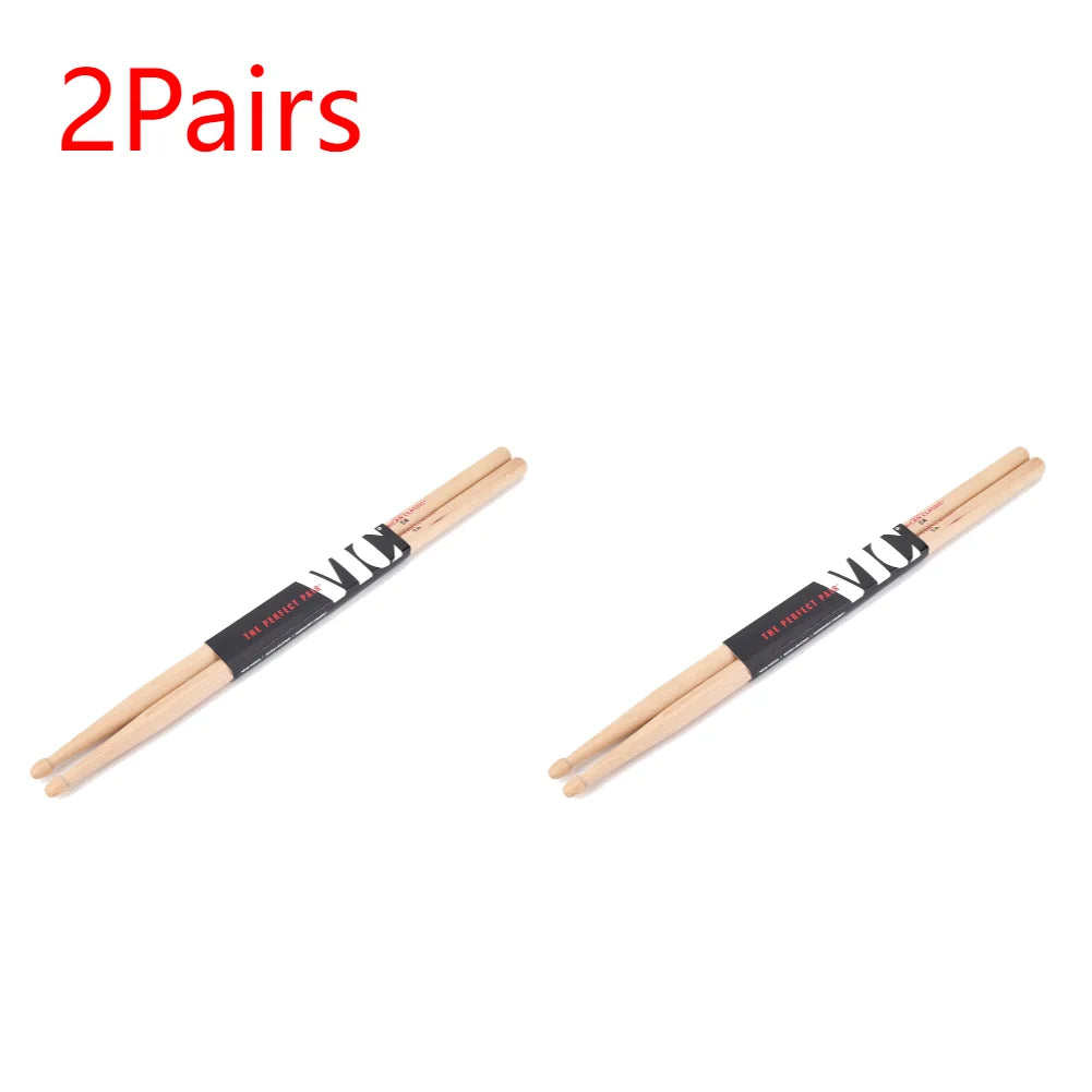10-Piece American Hickory Drumsticks – Jazz & Multi-Use