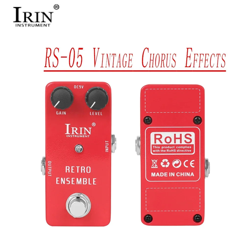 IRIN Aluminium Guitar Pedal – Vintage & Multi-Effects