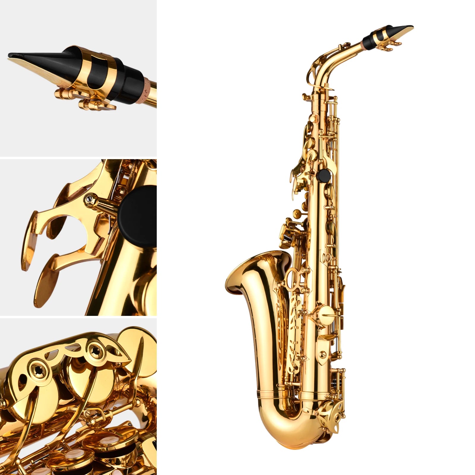 AS100 Alto Saxophone – Brass Lacquered with Case & Accessories