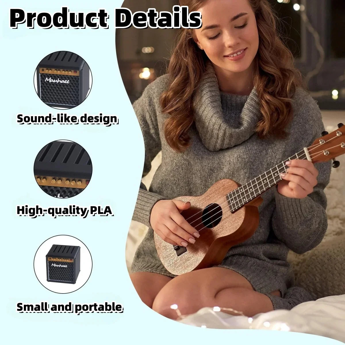Miwayer Guitar Pick Holder – Amp-Shaped 3D Printed Case