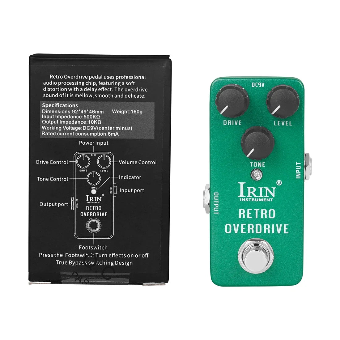 IRIN Aluminium Guitar Pedal – Vintage & Multi-Effects