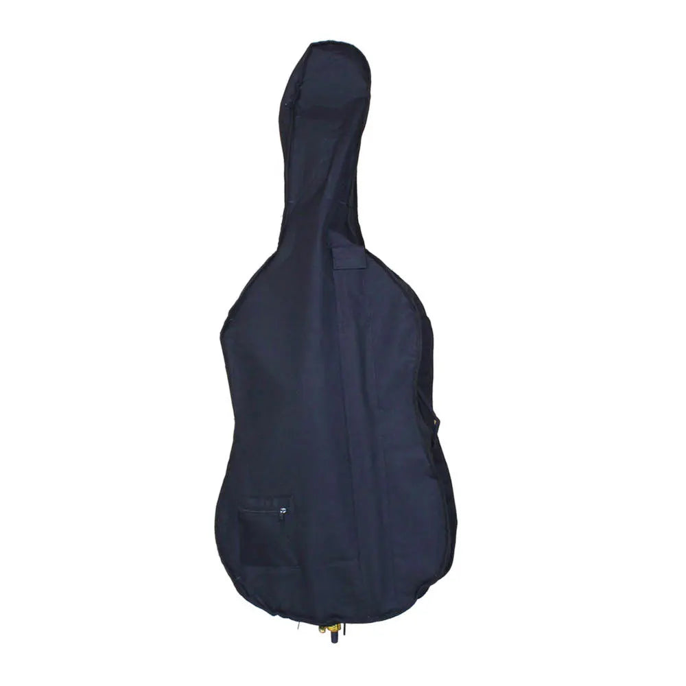 4/4 Full Size Wooden Cello – With Bag, Bow, Rosin & Bridge (Natural)