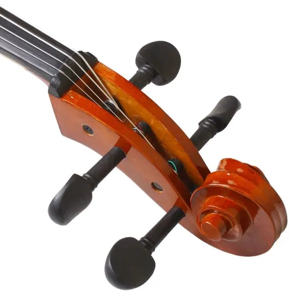 4/4 Full Size Wooden Cello – With Bag, Bow, Rosin & Bridge (Natural)