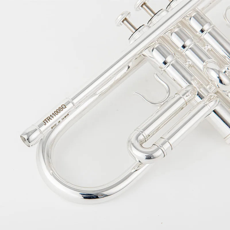 Jupiter JTR-1100SQ Bb Trumpet – Silver-Plated Brass with Case
