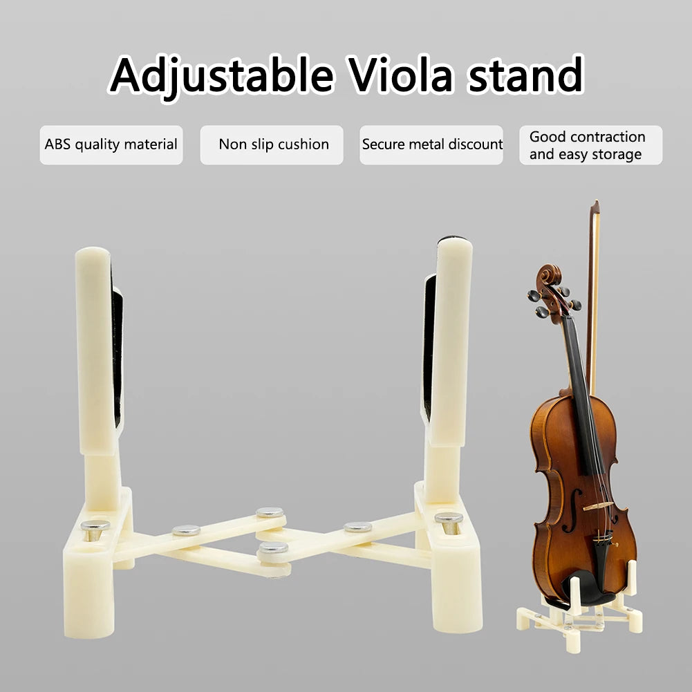 Adjustable Violin Stand – Non-Slip Folding Music Holder