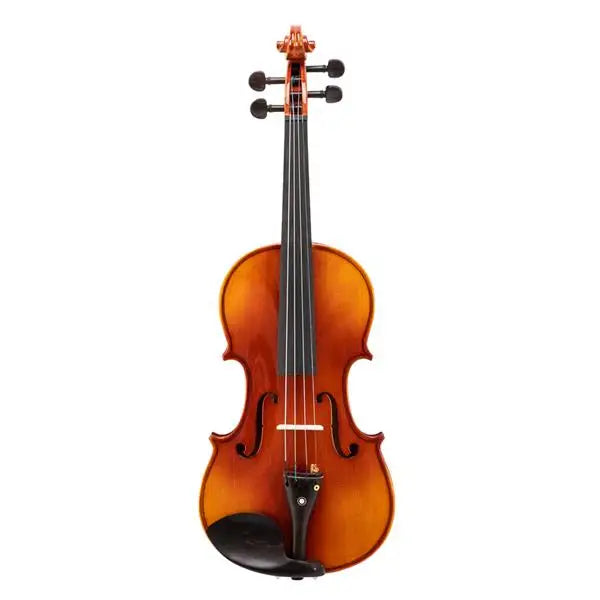 4/4 Spruce Violin – Natural Wood with Rectangular Case & Octagonal Bow