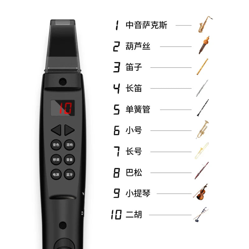 Mini Digital Pocket Saxophone – Multi-Instrument Sound Imitation
