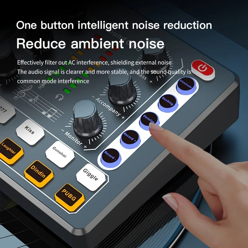 M8 All-in-One Audio Interface – Portable Podcast Production Studio