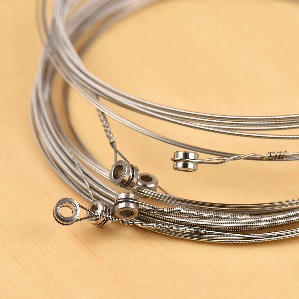 6-Piece Electric Guitar Strings – Nickel-Plated High Carbon Steel