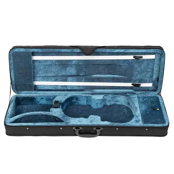 4/4 Spruce Violin – Natural Wood with Rectangular Case & Octagonal Bow