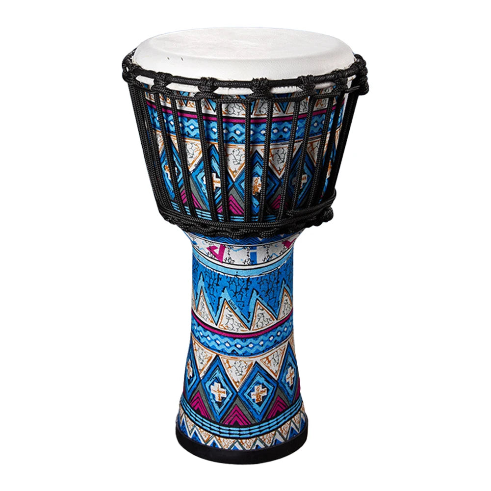 8" Colorful Djembe Drum – Goatskin Hand Percussion
