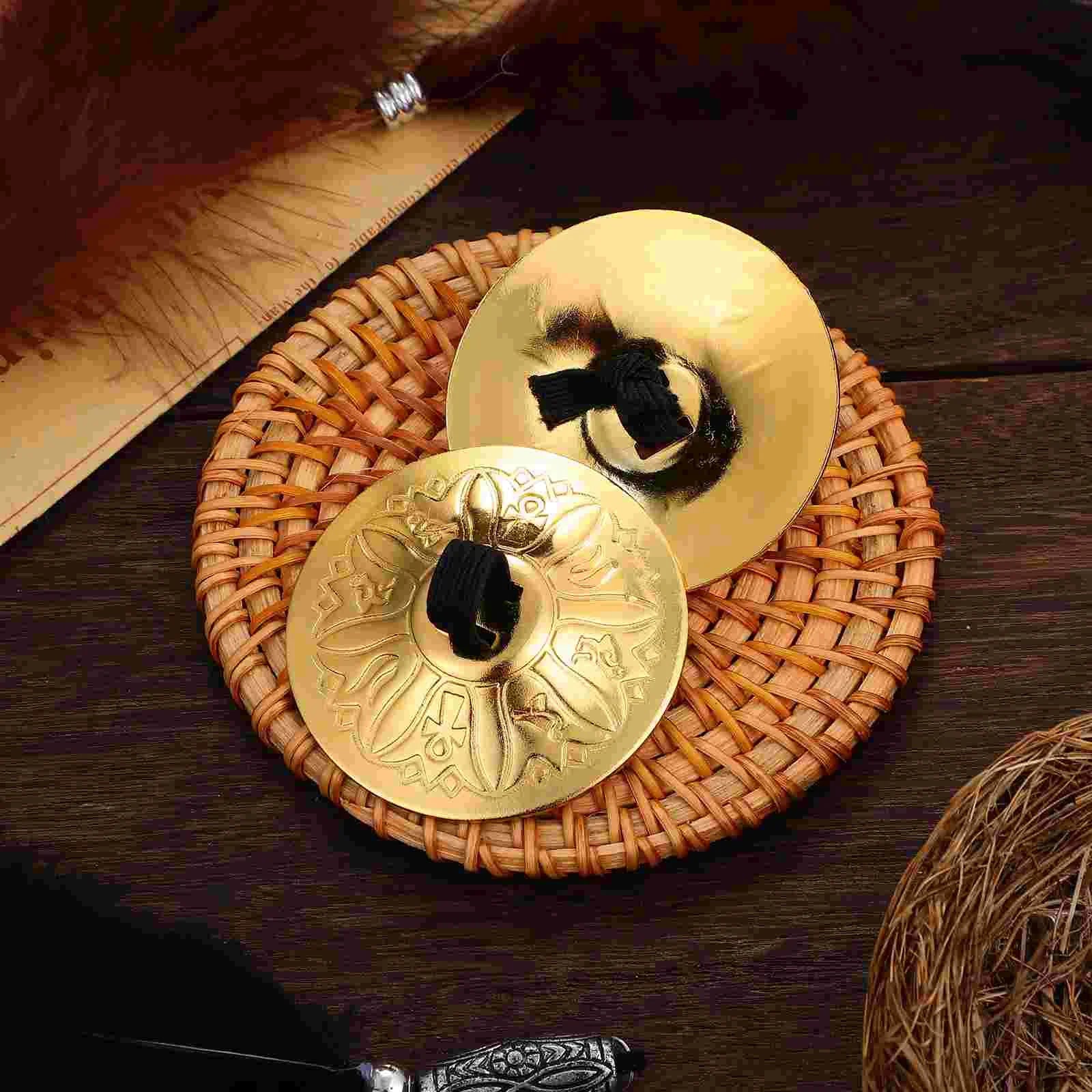 4pcs Copper Finger Cymbals – Belly Dance Mini Percussion