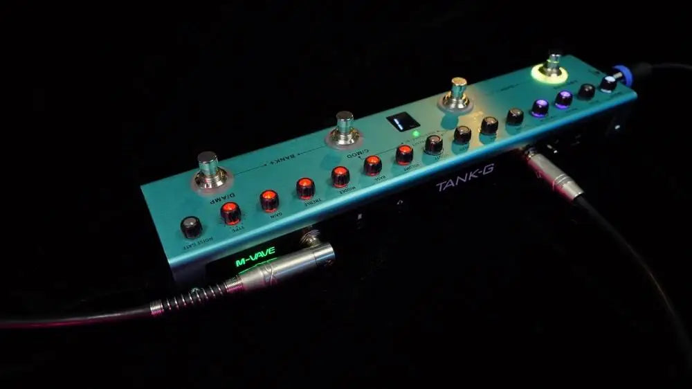 M-VAVE Tank-G Guitar Multi-Effects Pedal – 36 Presets, 9 Preamps