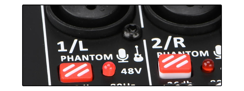 LOMEHO AM-AX6 Mini 6-Channel Sound Mixer – DSP, USB & Bluetooth