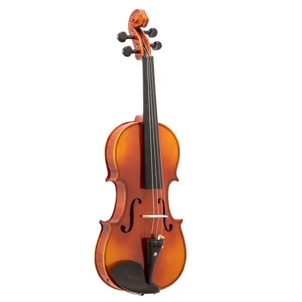 4/4 Spruce Violin – Natural Wood with Rectangular Case & Octagonal Bow