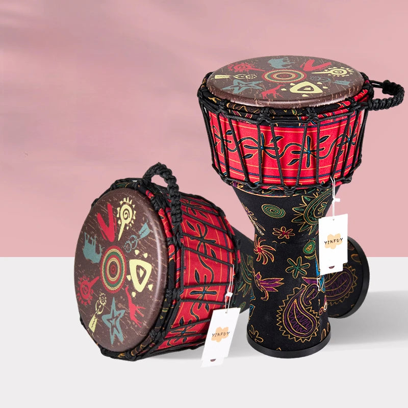 8" Djembe Drum – Portable Beginner Percussion