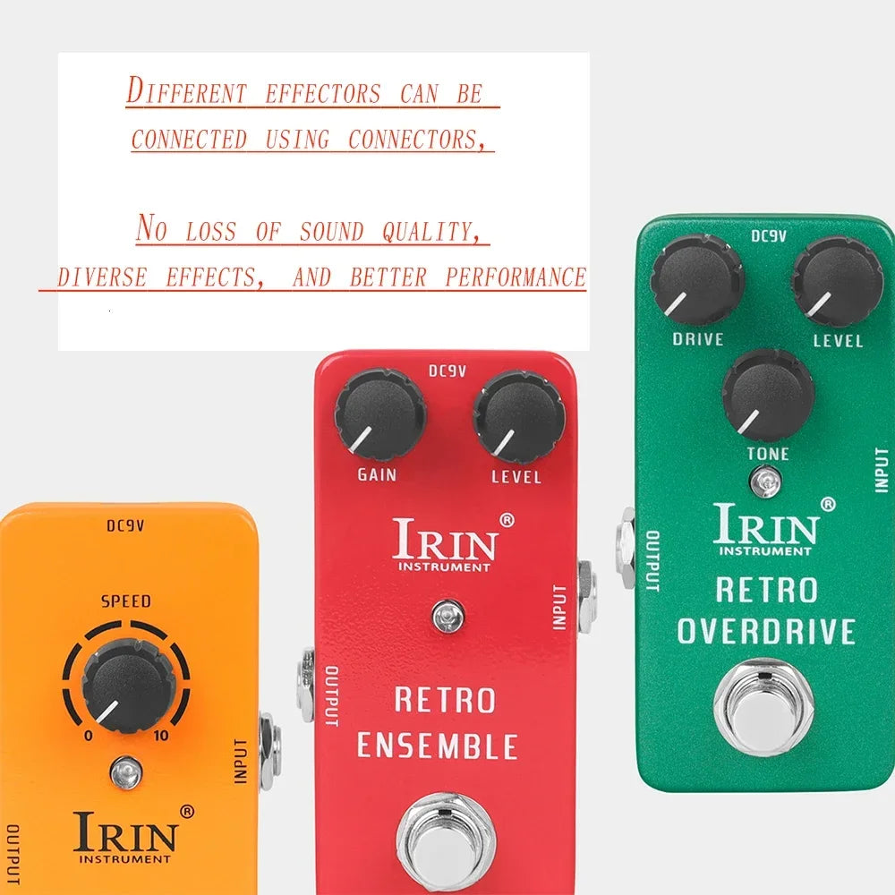 IRIN Aluminium Guitar Pedal – Vintage & Multi-Effects